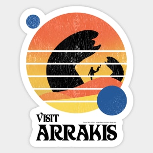 Visit Arrakis Sticker